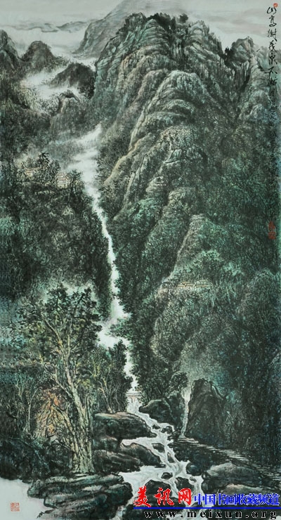 山高树茂泉不断178x97cm 2010年.JPG