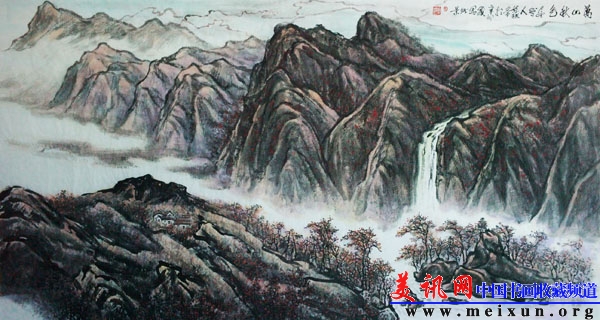 万山秋色 96x178cm .jpg