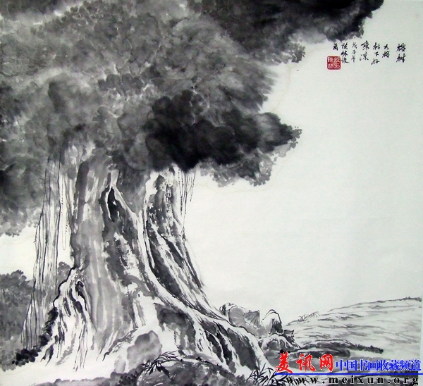 榕树(90cm×97cm).JPG