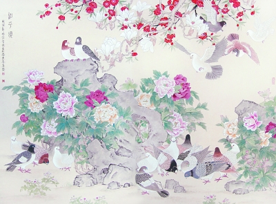 李有光 陈修范 和平颂1998作.jpg