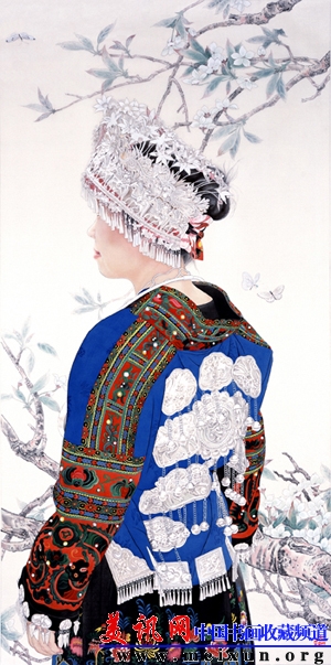 寻香 58cm×120cm    绢本 2006 .jpg