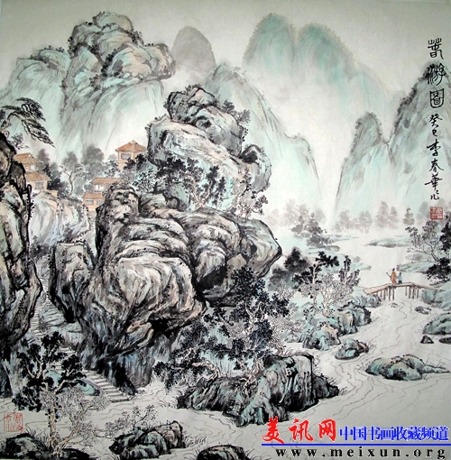 《春游图》， 纸本，69x70cm.jpg