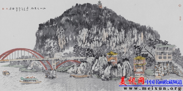 2012年 纸本水墨 柳州文惠桥68x138cm.jpg