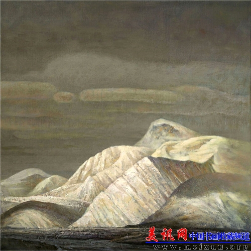 倪基民 布面油画 停云 60×60.JPG