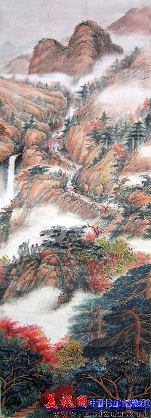 3-1《沸腾的群山》150×60cm 1964年.jpg