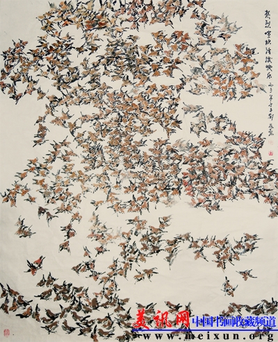 1-1《热烈喧炽 活泼快乐》 180×145cm 2006年.jpg