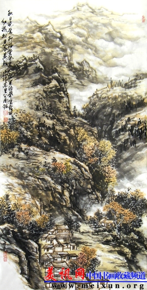 秋日晓望  138cm x 68cm.jpg