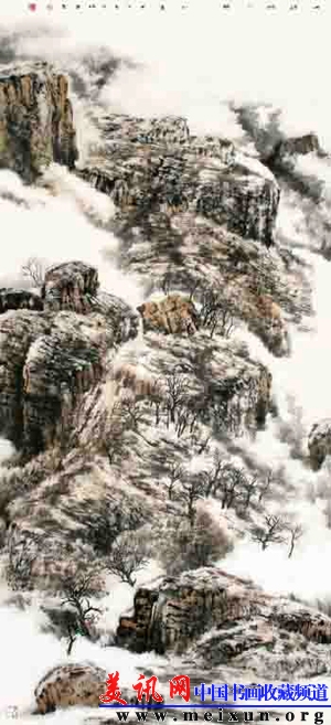 山塬珂玉柿柿如意 2011年纸本水墨90×180CM）.jpg