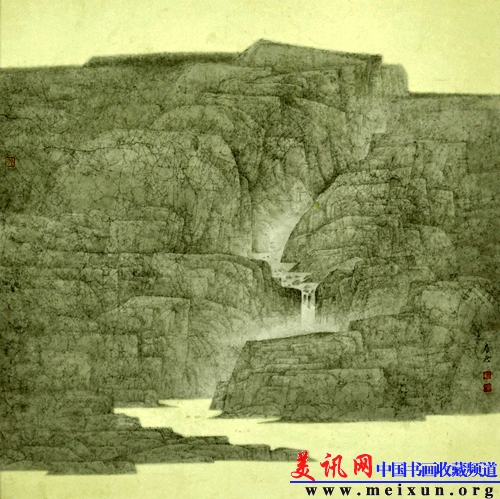 清水觅禅音--房君工笔山水68cmX68cm.jpg