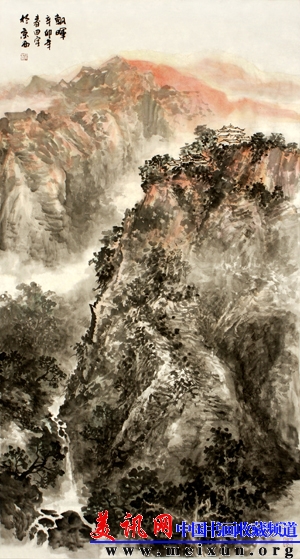 《朝晖》96X194cm.jpg