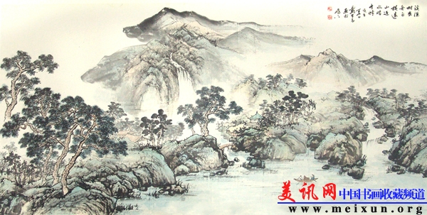 溪深树密舟自横-2008年-宣纸-248cmx124cm.jpg