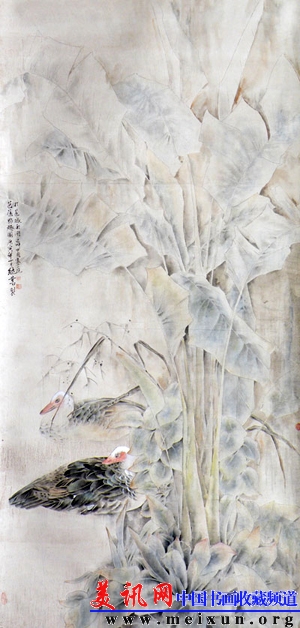 芭蕉鸭趣图2010年（六尺整张）.jpg