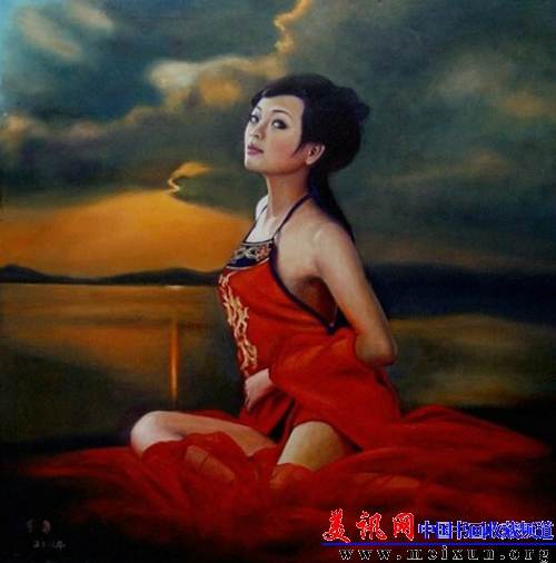 72《雷声渐远》70x50cm2011年 李勇 布面油画 .JPG