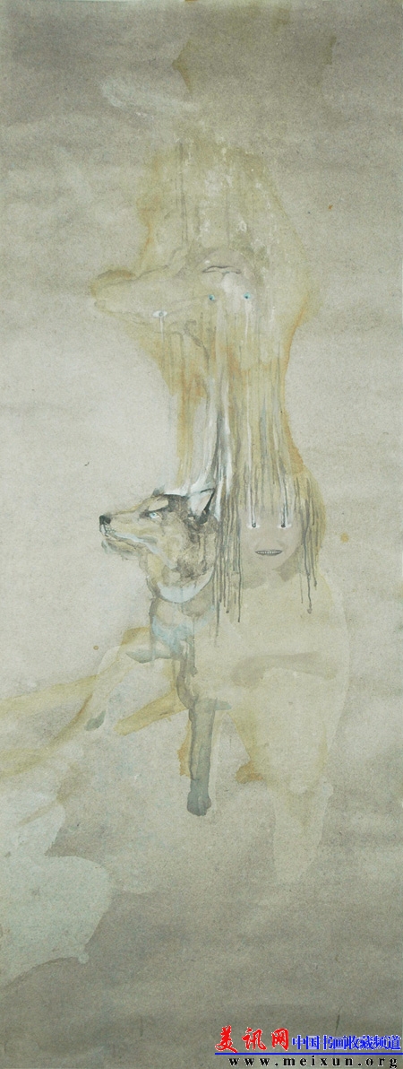 黄海菲 240x95cm 纸上综合材料2010.jpg