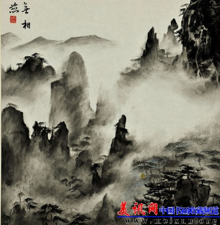 程蕊 《三界》之无相 71x71cm 纸本水墨 2013.jpg