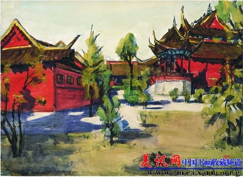 曹操点将台  39cm×55cm  1983年.jpg