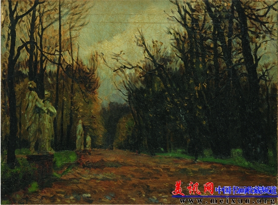 北京风景 1936年 39cm×53cm 油画.jpg