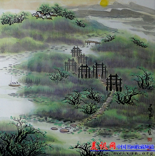 寻梦 68x68cm 2005年.JPG