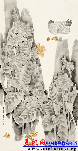 王路平 澄心清神 纸本水墨 68x136cm 2014年.jpg