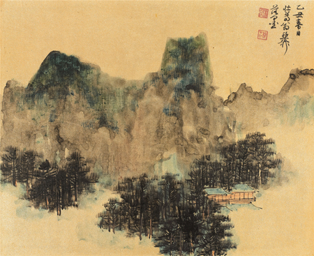 谢稚柳 《江山粹美册》 之十一 纸本设色 册页29×36cm.jpg