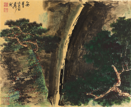 谢稚柳 《江山粹美册》 之九 纸本设色 册页29×36cm.jpg