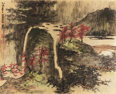 谢稚柳 《江山粹美册》 之七 纸本设色 册页29×36cm.jpg