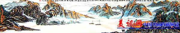 陈绍学 国画山水向着太阳01（72x244）2013.10.2于昌平.JPG