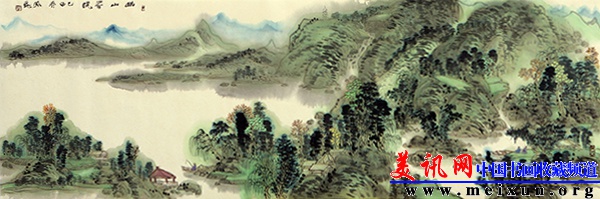 《幽山春晓》 138x55cm 2005年.jpg