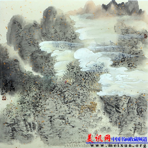 《雨后祥云》 68x68cm 2006年.jpg