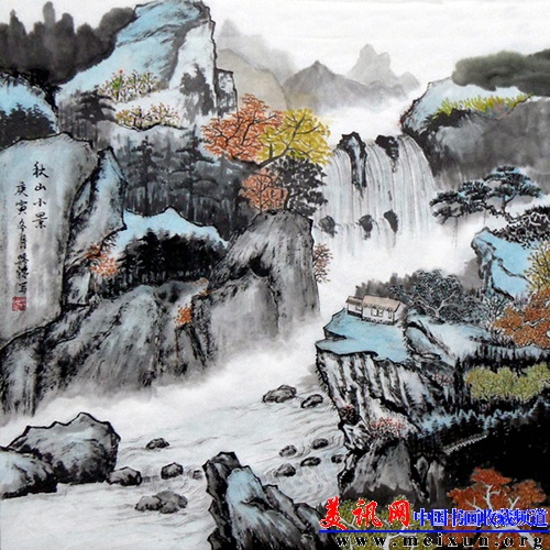 秋山小景-67X67 创作时间2010.jpg