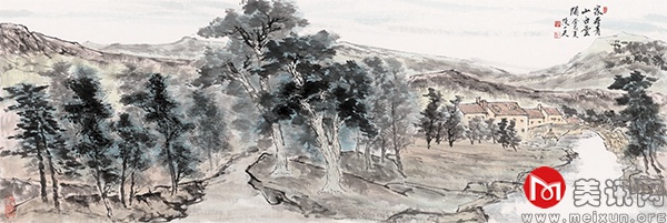 家在青山白云间（癸巳53x158cm).jpg