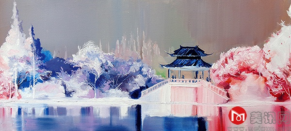 林毅 游园惊梦系列一 120×50cm 布面油画 2014.jpg