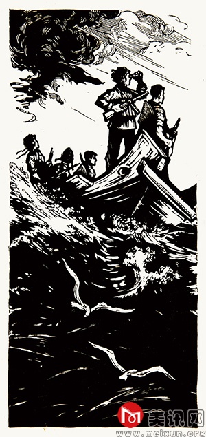 版画 南海民兵 1964.jpg